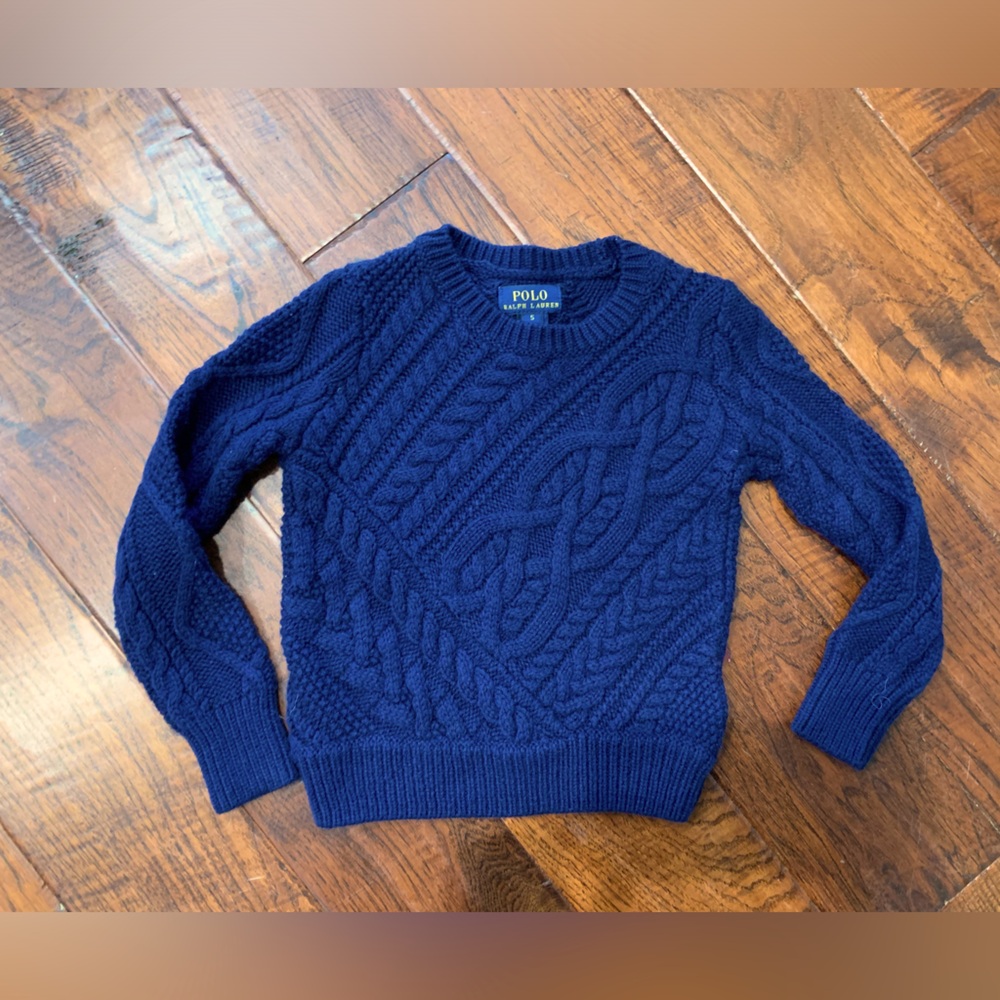 Polo by Ralph Lauren Navy Kids Sweater